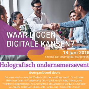Uitnodiging Holografisch ondernemersvent